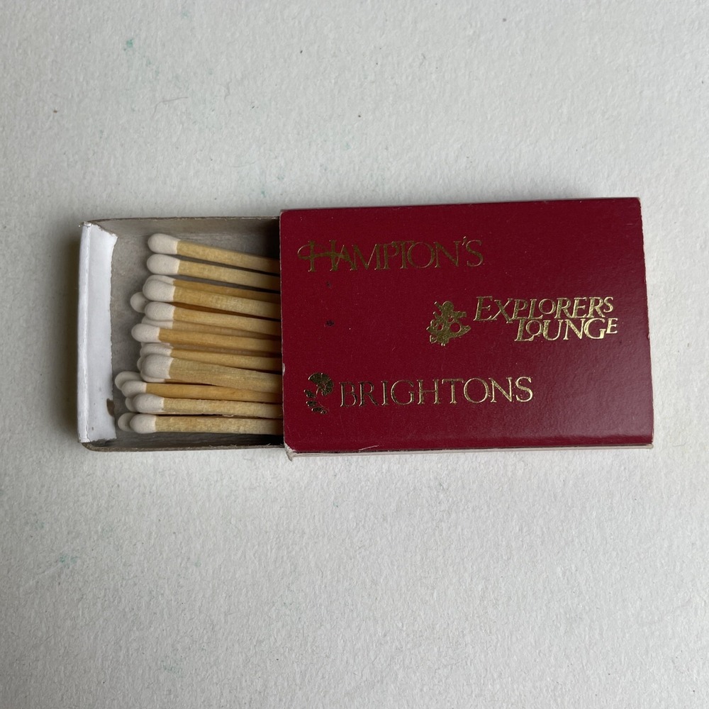 Vintage Harbor‎ Court Hotel Matchbook - Baltimore Inner Harbor Collectible